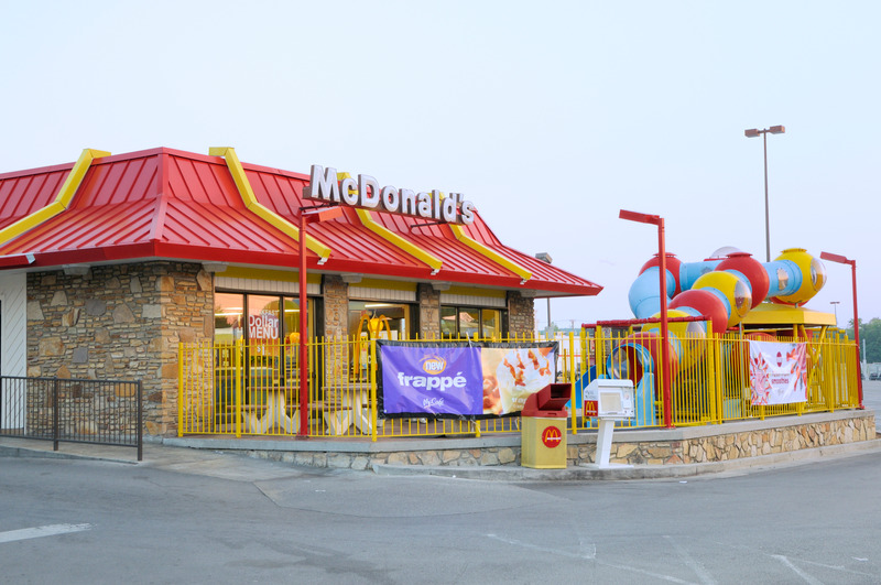 McDonalds fast-food restaurant.